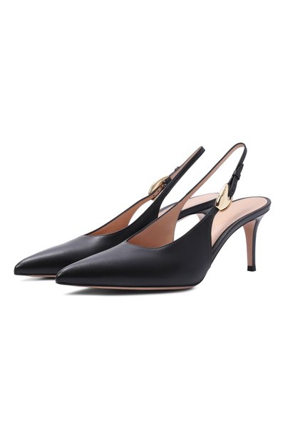 Женские кожаные туфли GIANVITO ROSSI, арт. G95635.70RIC.NAPNER0