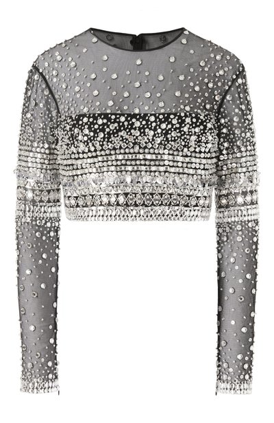 Женский топ с отделкой стразами ZUHAIR MURAD, арт. RTP25044/EMSQ001