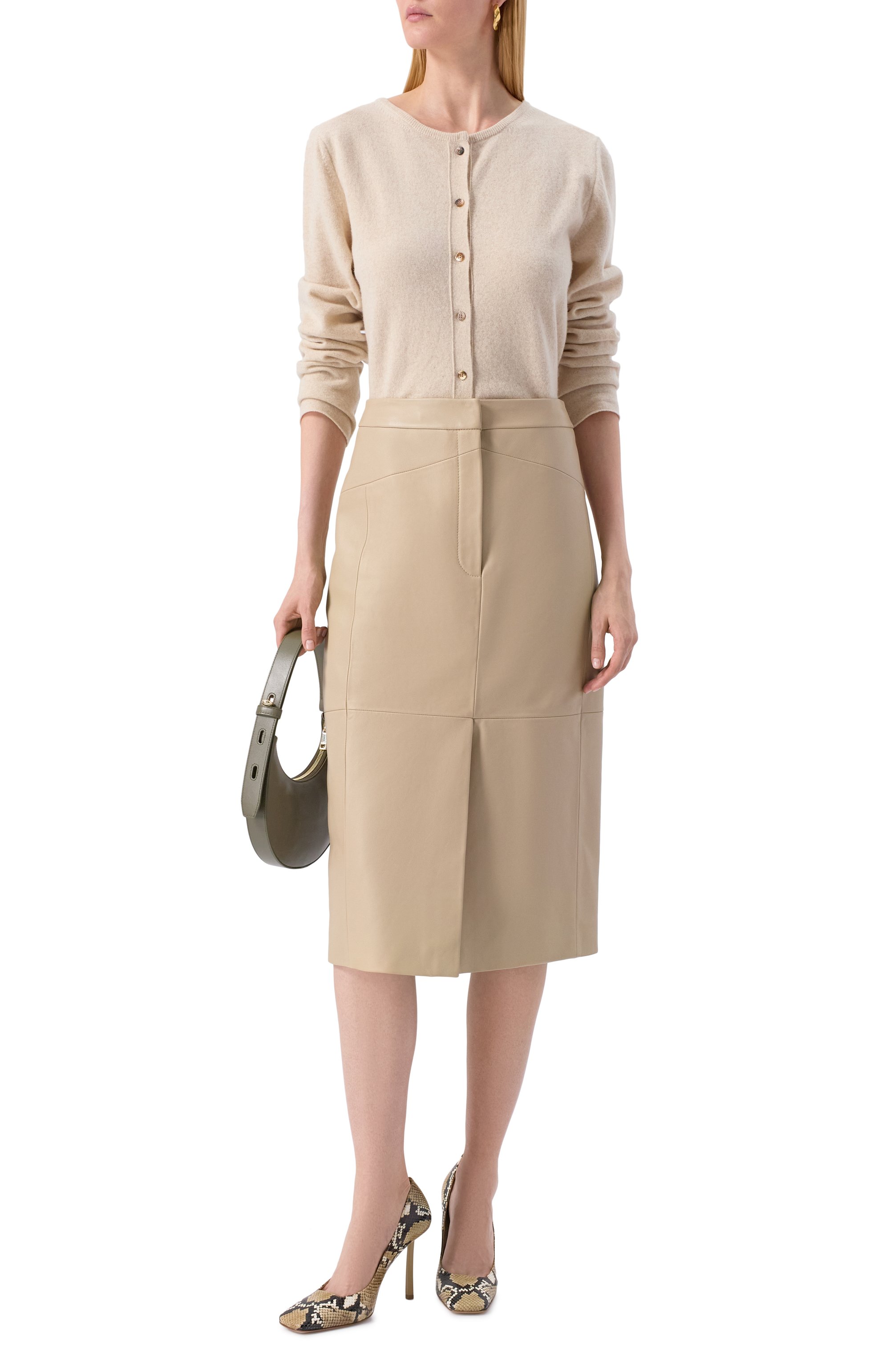 Кожаная юбка BOSS, арт. 50543188, фото 2