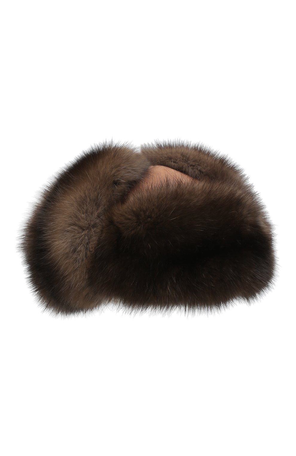 Кашемировая шапка alaskan с отделкой из соболя LORO PIANA, арт. FAG4600, фото 3