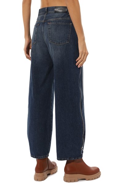 Джинсы 7 FOR ALL MANKIND синего цвета по цене 38800 руб., арт. JSNN066ZT0, фото 4 Джинсы 7 FOR ALL MANKIND, арт. JSNN066ZT0, фото 4