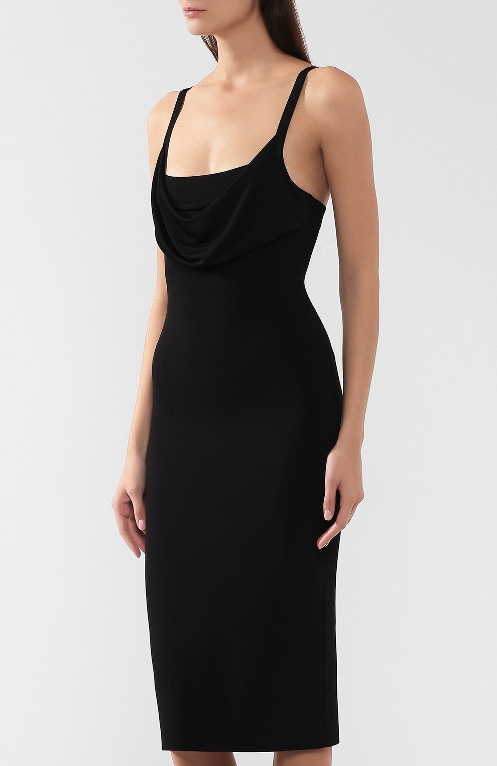 Платье THEORY черного цвета по цене 33400 руб., арт. J0516716, фото 3 Платье THEORY, арт. J0516716, фото 3