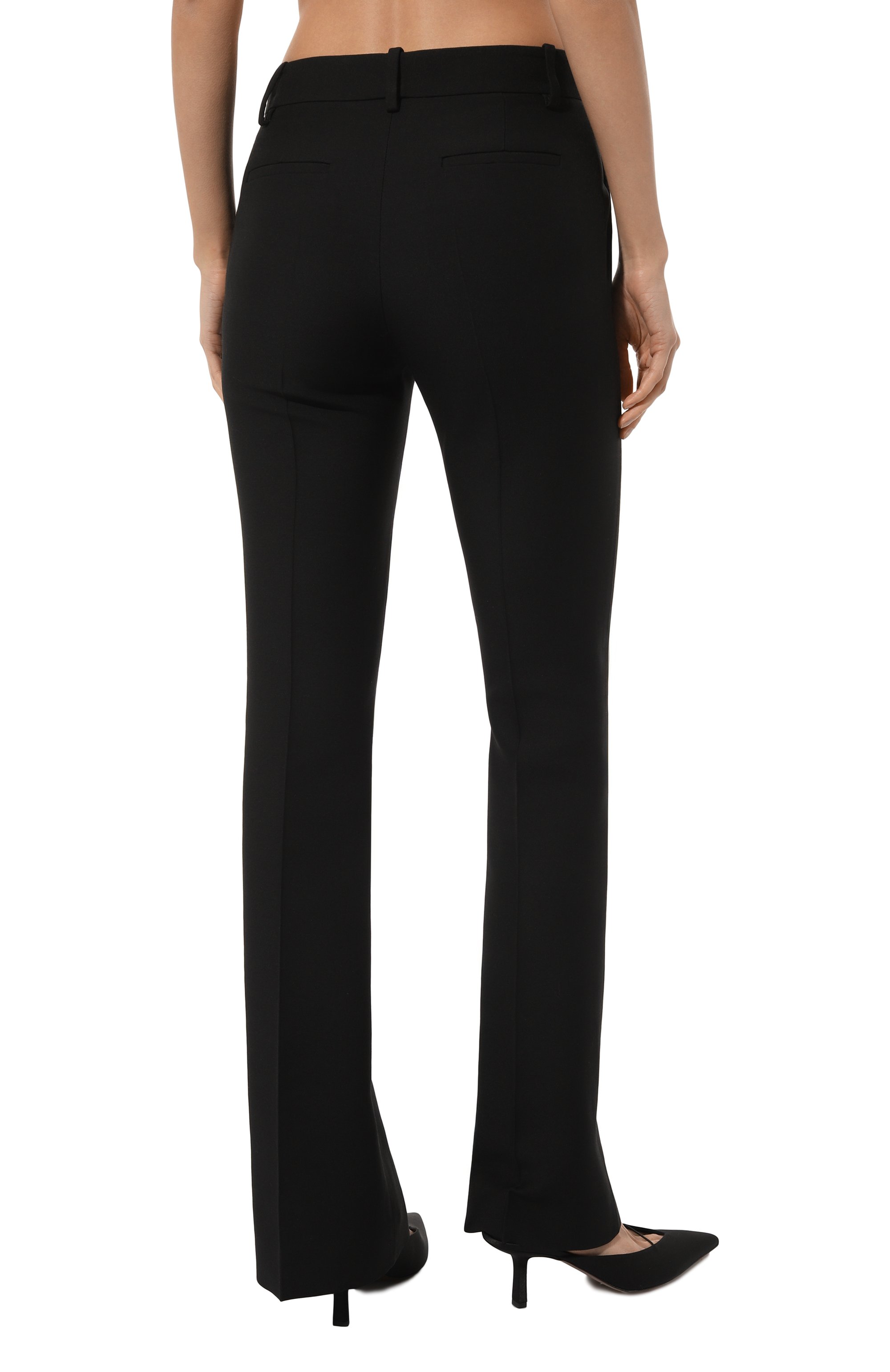 Брюки из шерсти и шелка VALENTINO, арт. 3B3RB5201CF, фото 4