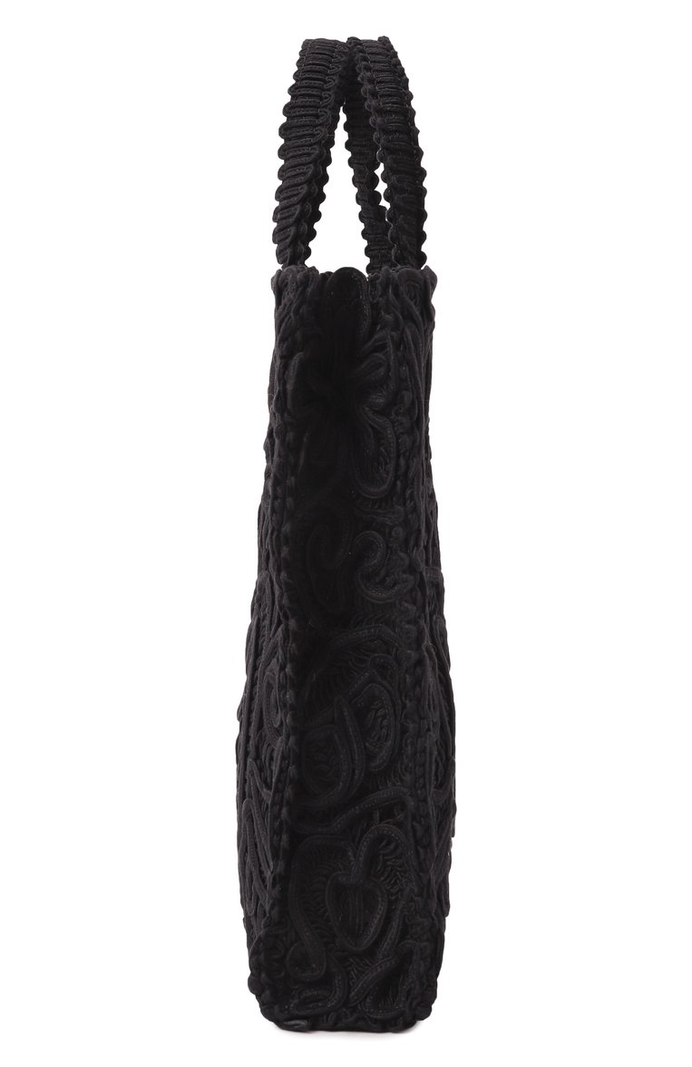 Женская сумка beatrice DOLCE & GABBANA черного цвета, арт. BB6926/AW717 | Фото 4 (Размер: small; Материал: Текстиль)