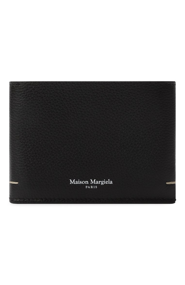 Мужской кожаное портмоне MAISON MARGIELA черного цвета, арт. SA2UI0008/P7268 | Фото 1 (Нос: Не проставлено; Материал: Натуральная кожа; Автоматизация состава: Проставлено)