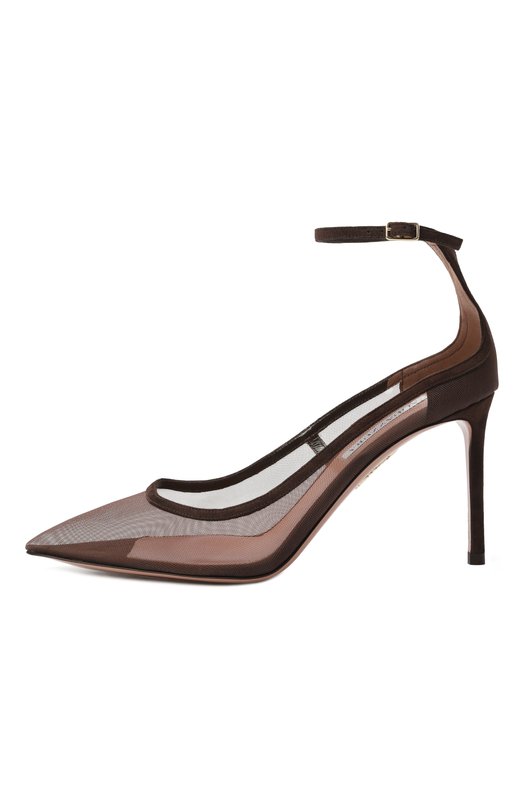 Туфли Love Affair Mesh 85 Aquazzura LAMMIDP0/FMD Коричневый  LAMMIDP0/FMD Фото 4
