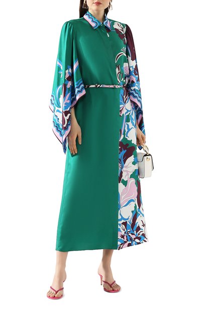 Шелковое платье EMILIO PUCCI, арт. 0ERH85/0E880, фото 2
