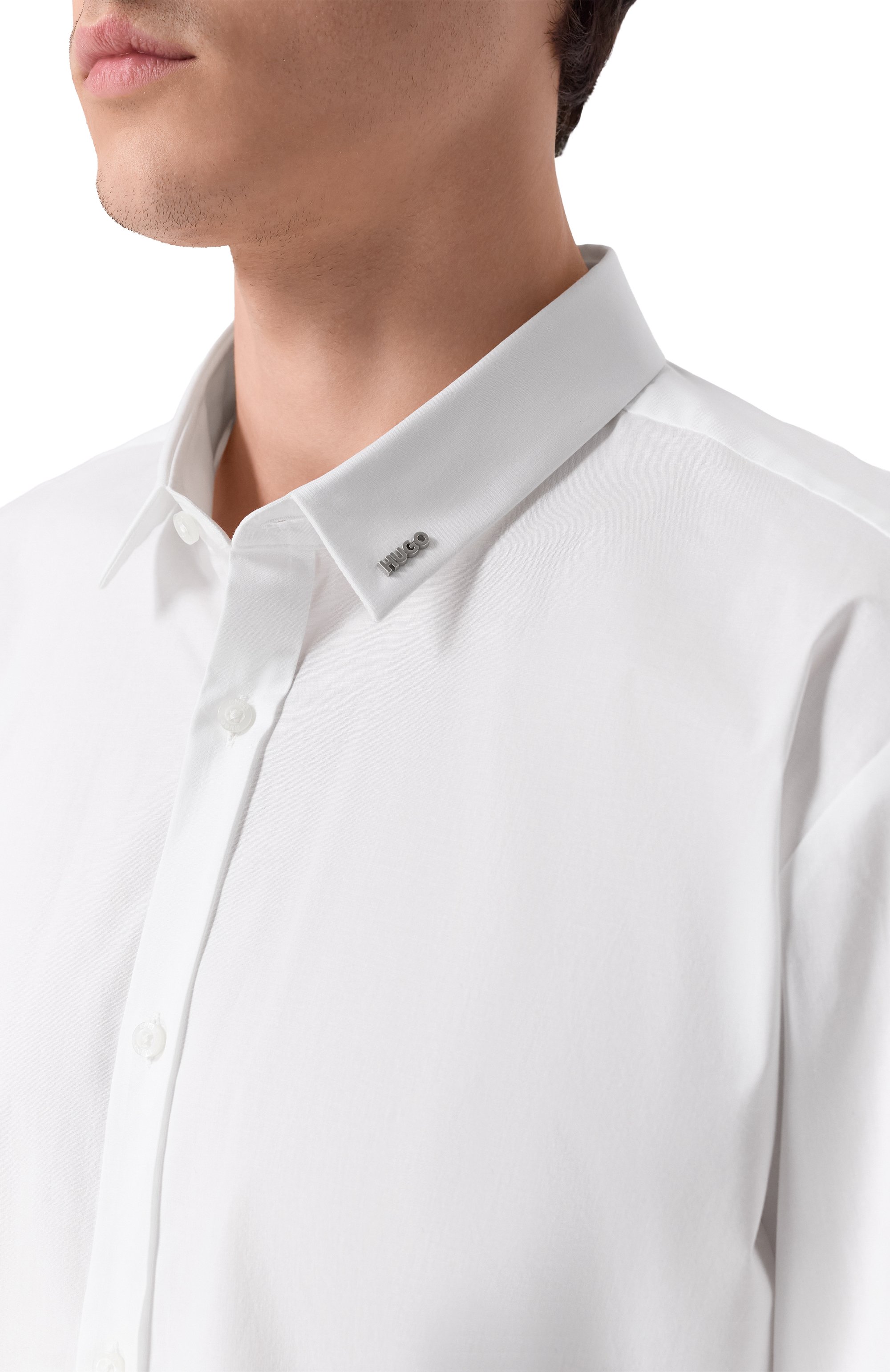 Хлопковая сорочка HUGO, арт. 50475678, фото 5