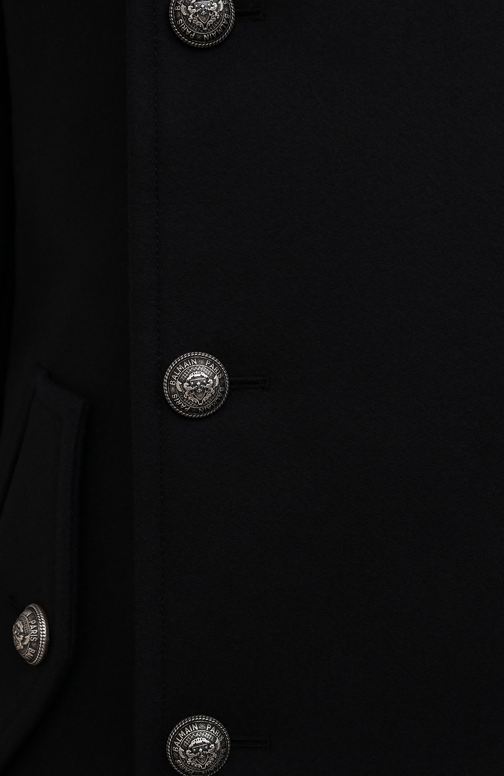 Шерстяной бушлат BALMAIN, арт. WH1UC030/W115, фото 5