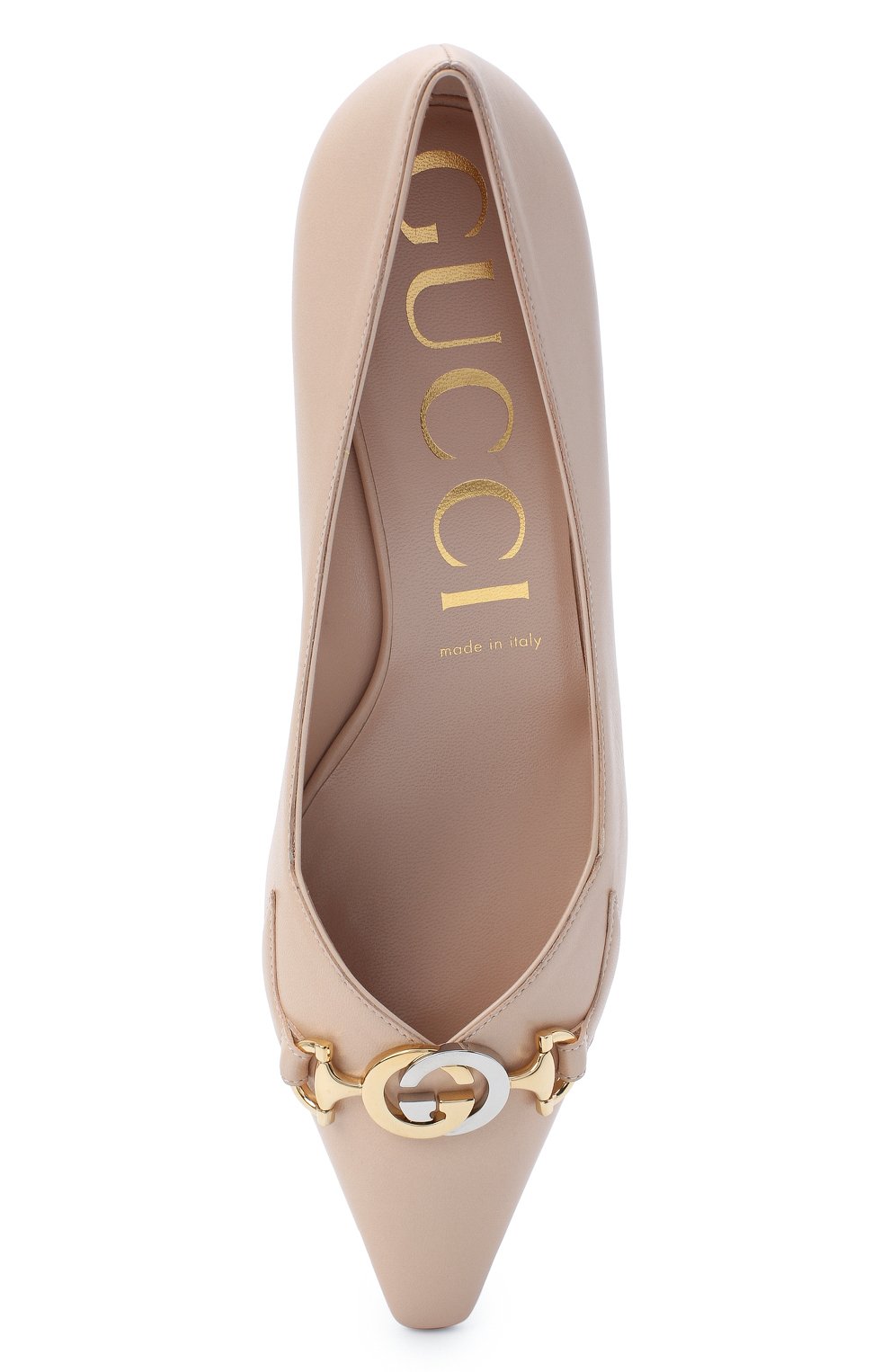 Кожаные туфли gucci zumi GUCCI, арт. 596859/C9D00, фото 5