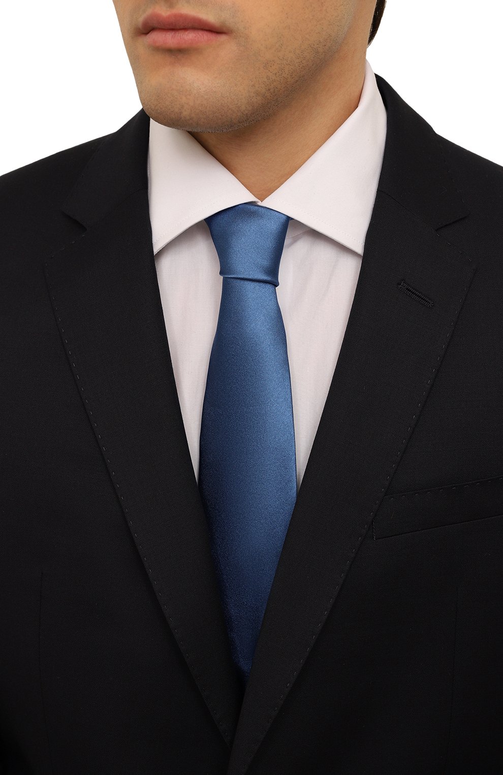 Шелковый галстук LUIGI BORRELLI, арт. CR1432, фото 2