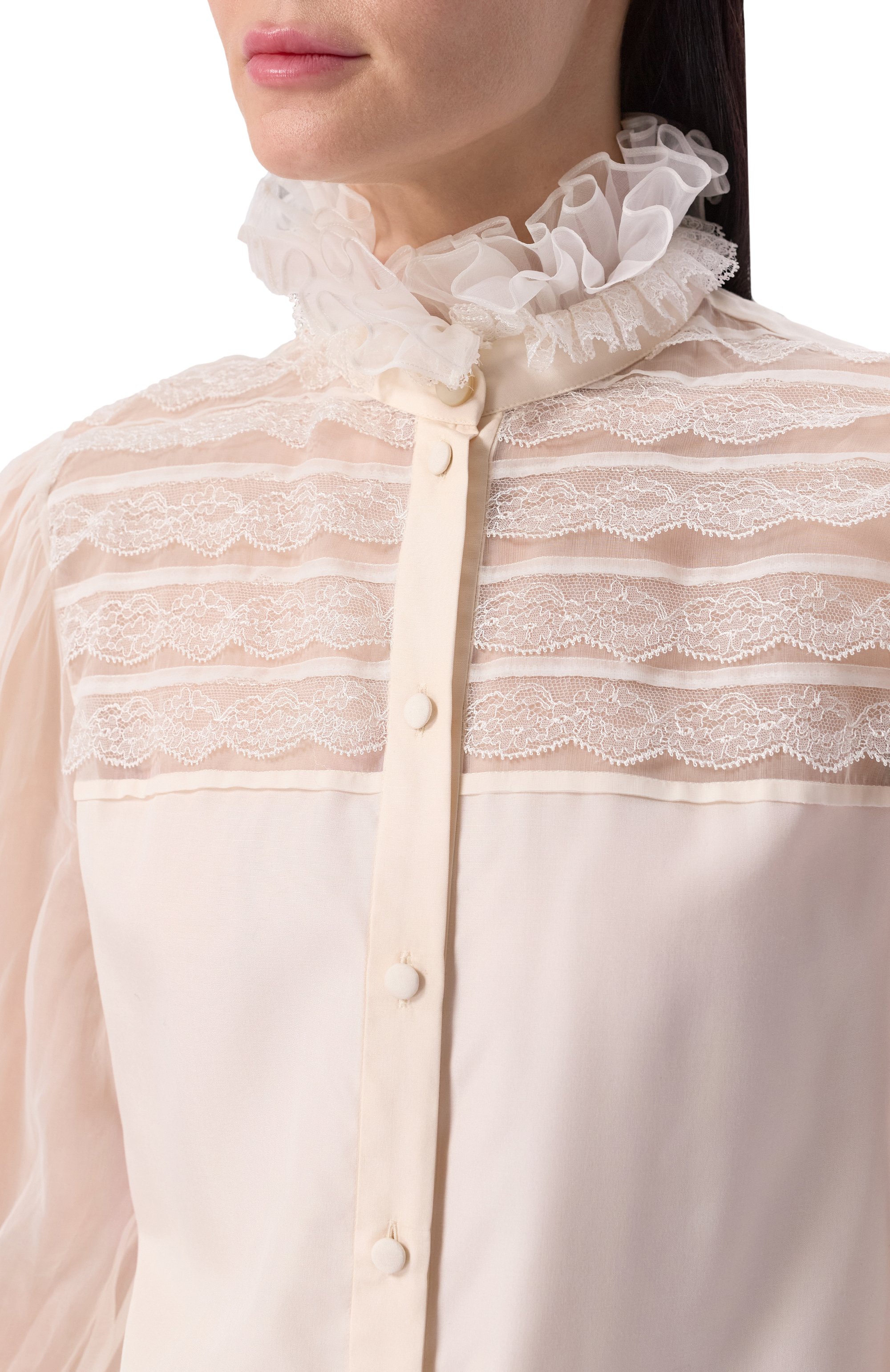 Шелковая блузка VALENTINO, арт. 6B3AB740924, фото 5