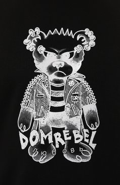 Мужской хлопковый свитшот DOMREBEL черного цвета, арт. PUNKY/SWEATSHIRT | Фото 5 (Рукава: Длинные; Длина (для топов): Стандартные; Принт: С принтом; Мужское Кросс-КТ: свитшот-одежда; Материал сплава: Проставлено; Материал внешний: Хлопок; Стили: Спорт-шик; Драгоценные камни: Проставлено)