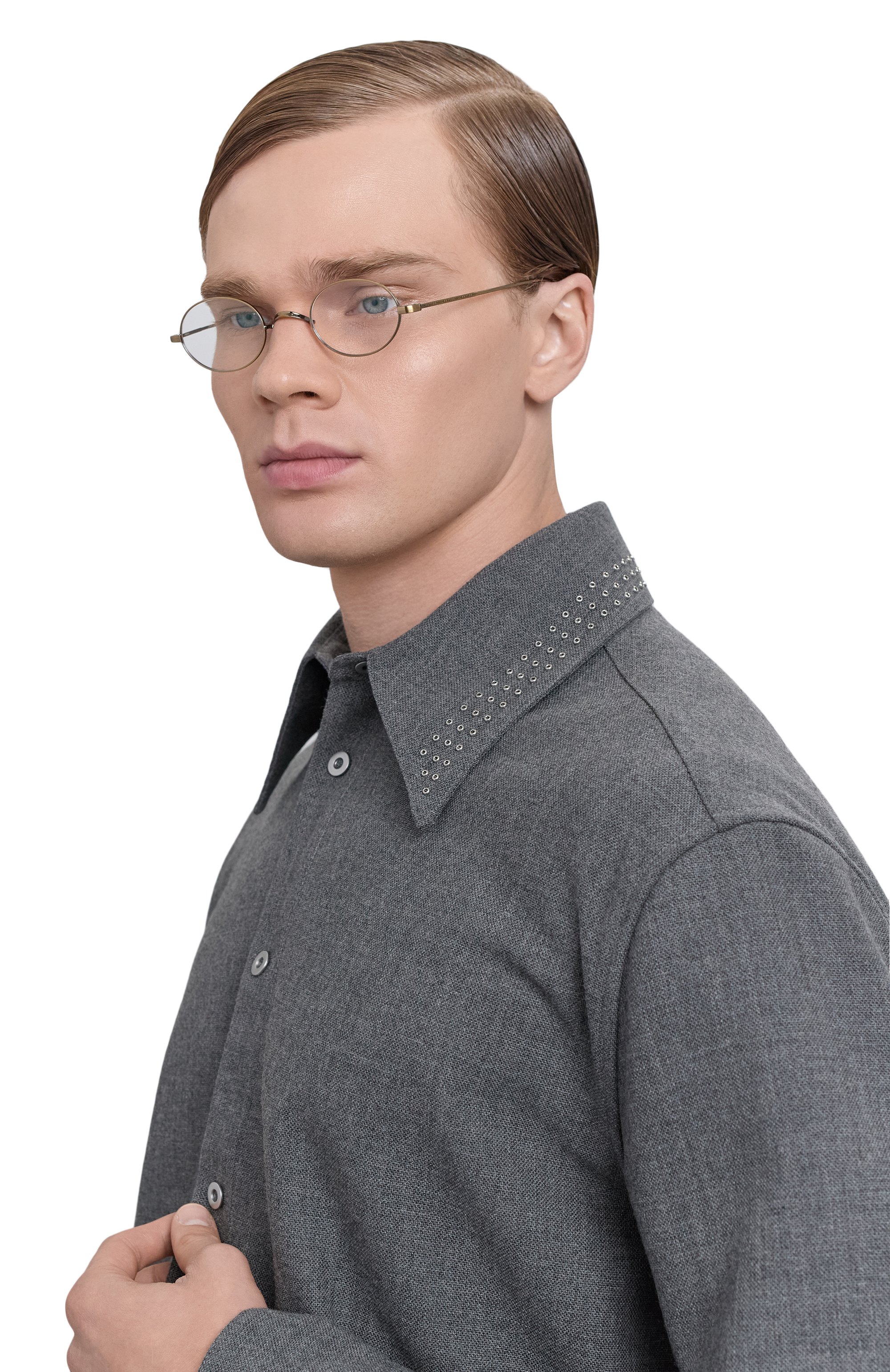 Оправа OLIVER PEOPLES золотого цвета по цене 42900 руб., арт. 1185-5338, фото 2 Оправа OLIVER PEOPLES, арт. 1185-5338, фото 2