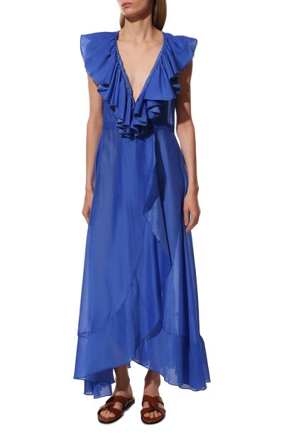 Платье из хлопка и шелка NATAYAKIM, арт. NY-030BW, фото 3