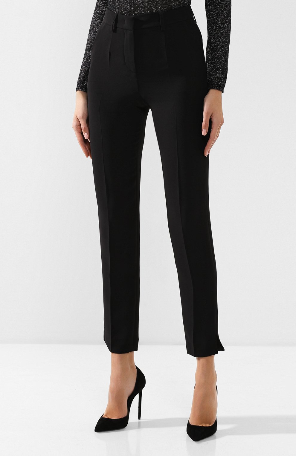 Шелковые брюки GIORGIO ARMANI, арт. 9WHPP071/T0010, фото 3