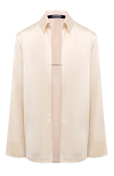 Женская атласная блузка JACQUEMUS, арт. 22E/213SH103-1000