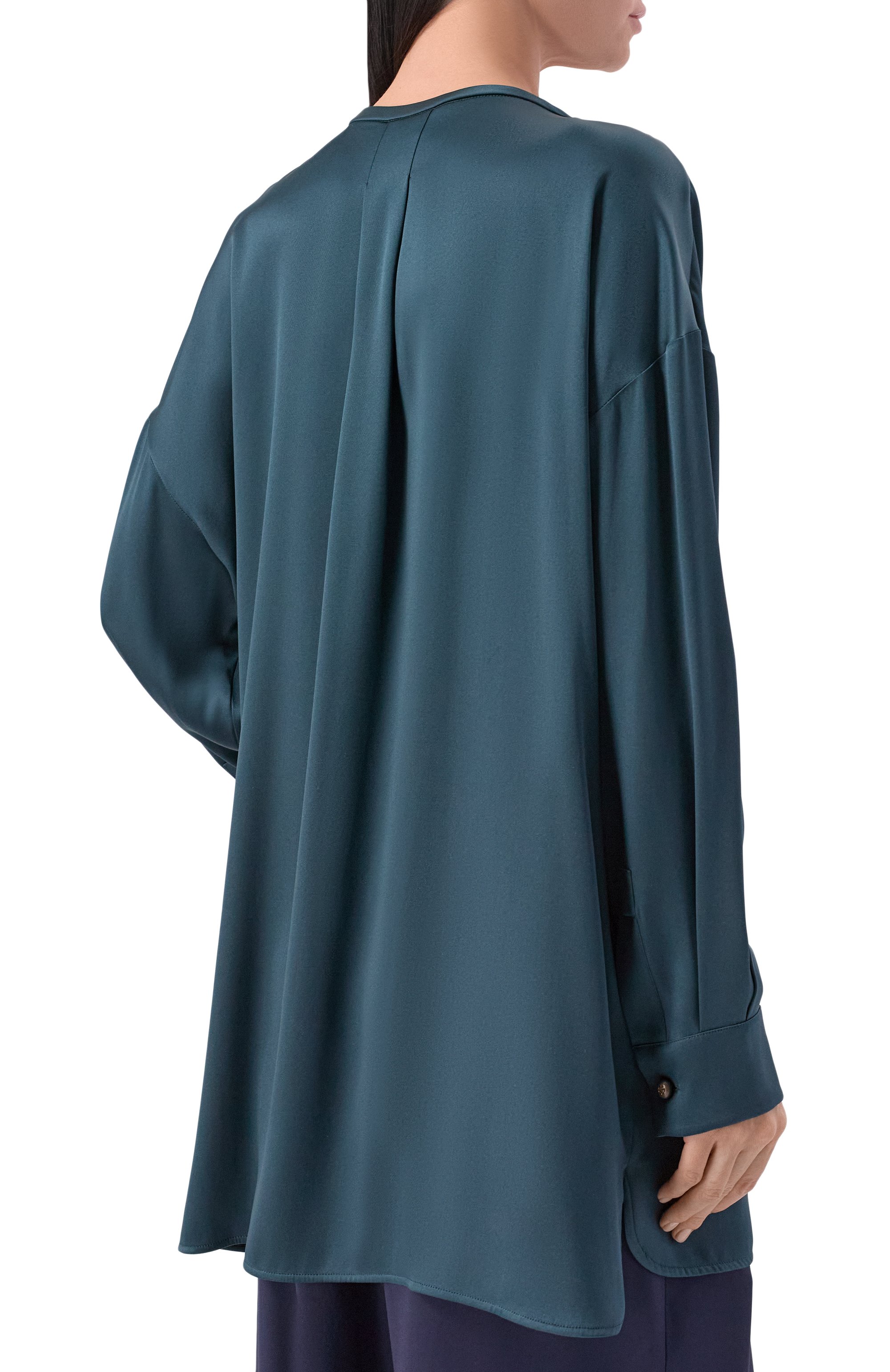 Атласная блузка GIORGIO ARMANI, арт. GW002564/TE10101, фото 4