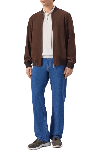 Замшевые кроссовки ZILLI, арт. H0199AM1194VZEV06, фото 2