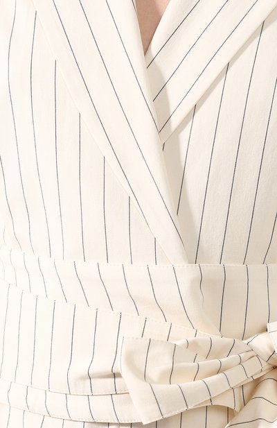 Хлопковый комбинезон BRUNELLO CUCINELLI белого цвета по цене 322000 руб., арт. MF589P7254, фото 5 Хлопковый комбинезон BRUNELLO CUCINELLI, арт. MF589P7254, фото 5