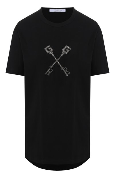 Женская хлопковая футболка GIVENCHY, арт. BW7075G0G3