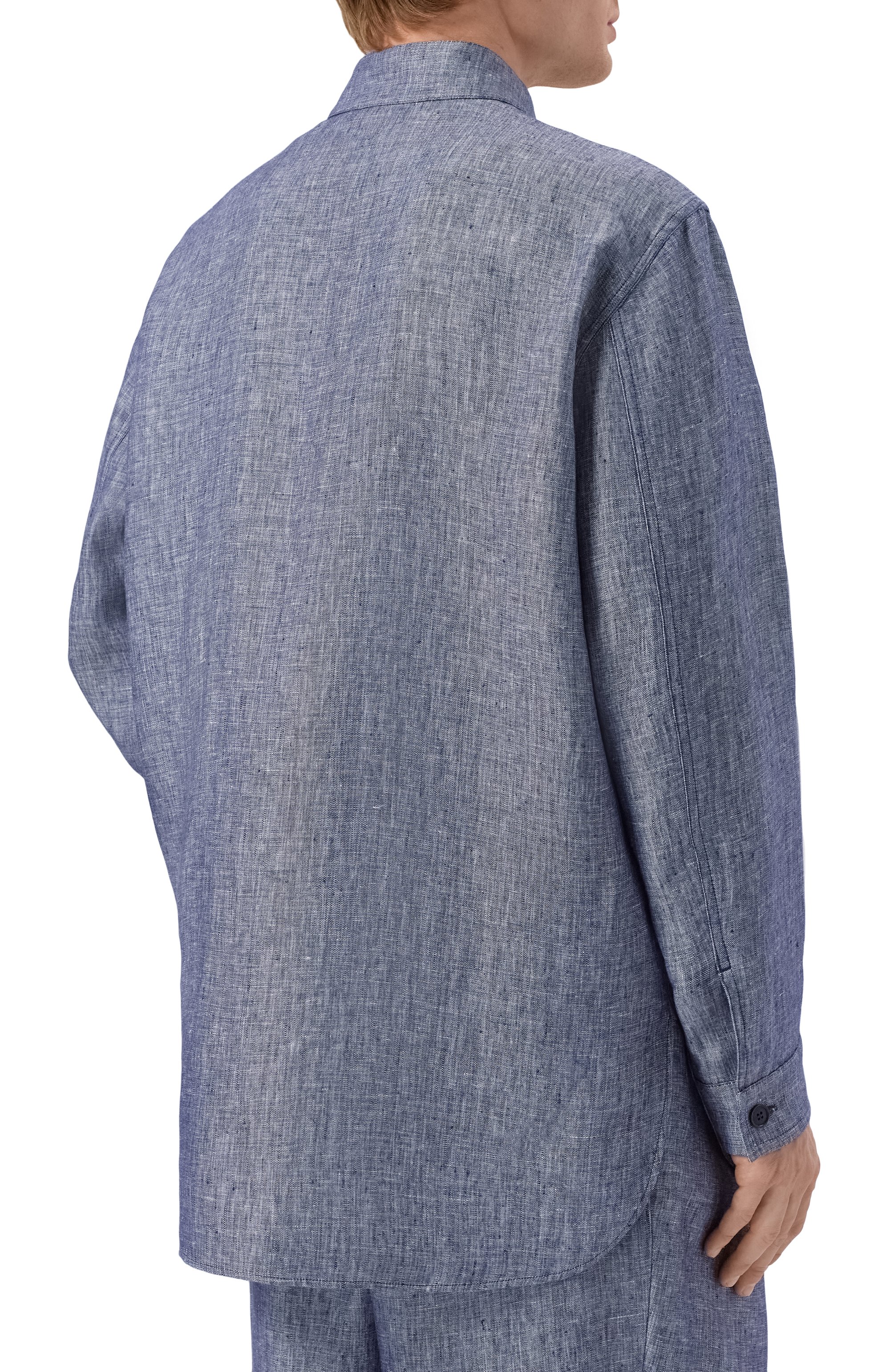 Льняная рубашка GIORGIO ARMANI, арт. GM003400/TE20689, фото 4