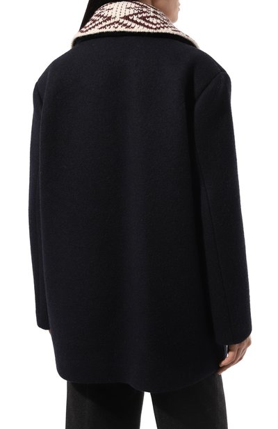 Пальто из шерсти и кашемира PRADA, арт. P679O-1ZY2-F0AG7-212, фото 4