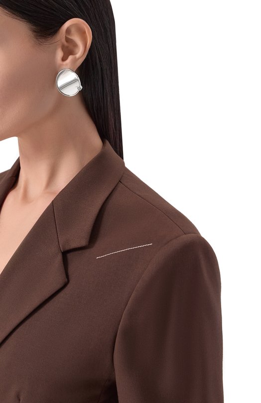 Серьги MM6 SM7VG0096 P8605/M Серебряный  SM7VG0096 P8605/M Фото 4