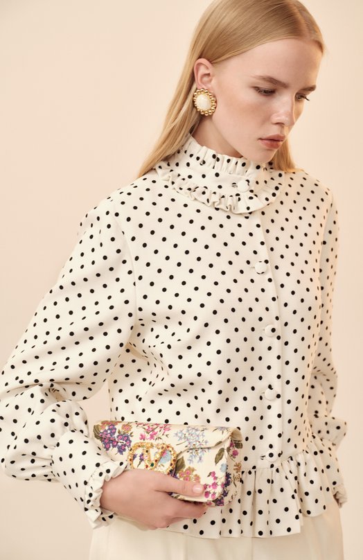 Жакет из вискозы Valentino 6B0CE4A098S Кремовый  6B0CE4A098S Фото 6