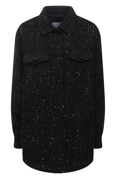 Женская хлопковая куртка SEVEN LAB, арт. JSP20 tw 5 NERO
