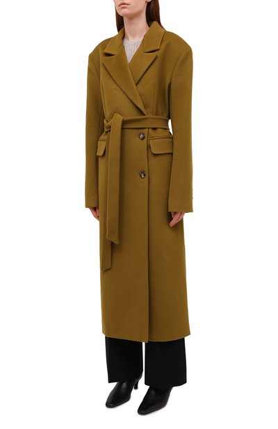 Пальто из шерсти и вискозы LESYANEBO, арт. FW21/H-405/OLZ, фото 3