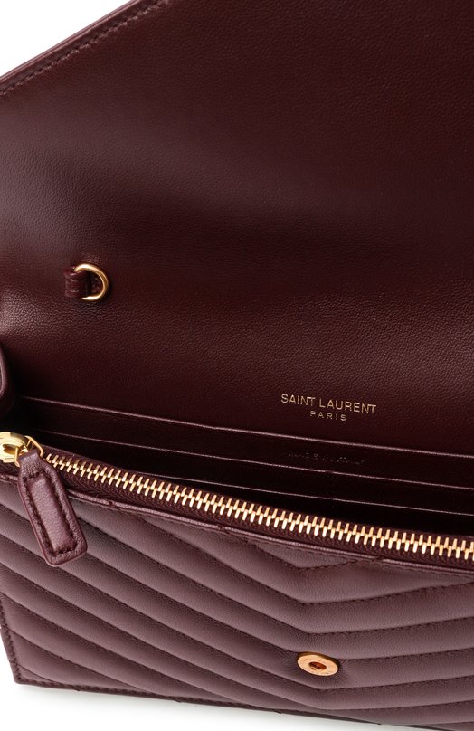 Сумка Envelope Saint Laurent 742920/AAA44 Бордовый  742920/AAA44 Фото 5