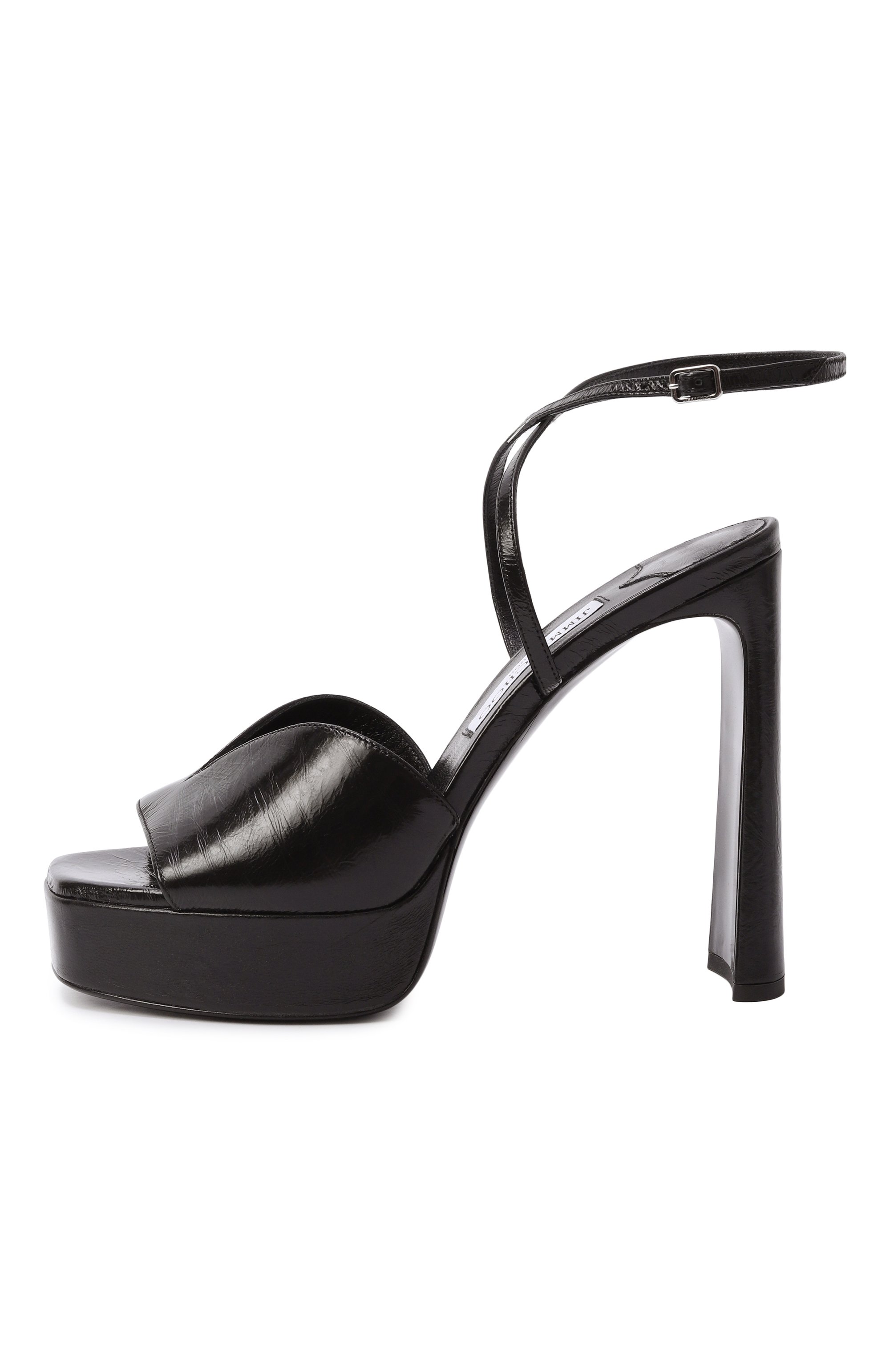 Кожаные босоножки karli platform 125 JIMMY CHOO, арт. KARLIPF125BYK, фото 4