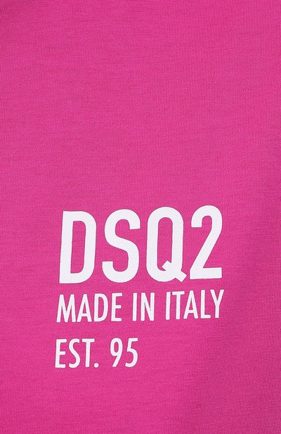 Хлопковая футболка DSQUARED2, арт. S72GD0297/S23009, фото 5