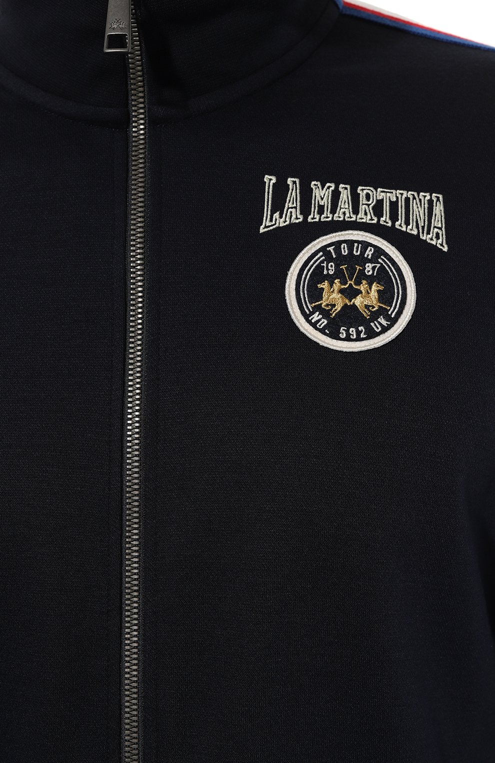 Толстовка LA MARTINA темно-синего цвета по цене 21950 руб., арт. WMF304/FP556, фото 5 Толстовка LA MARTINA, арт. WMF304/FP556, фото 5