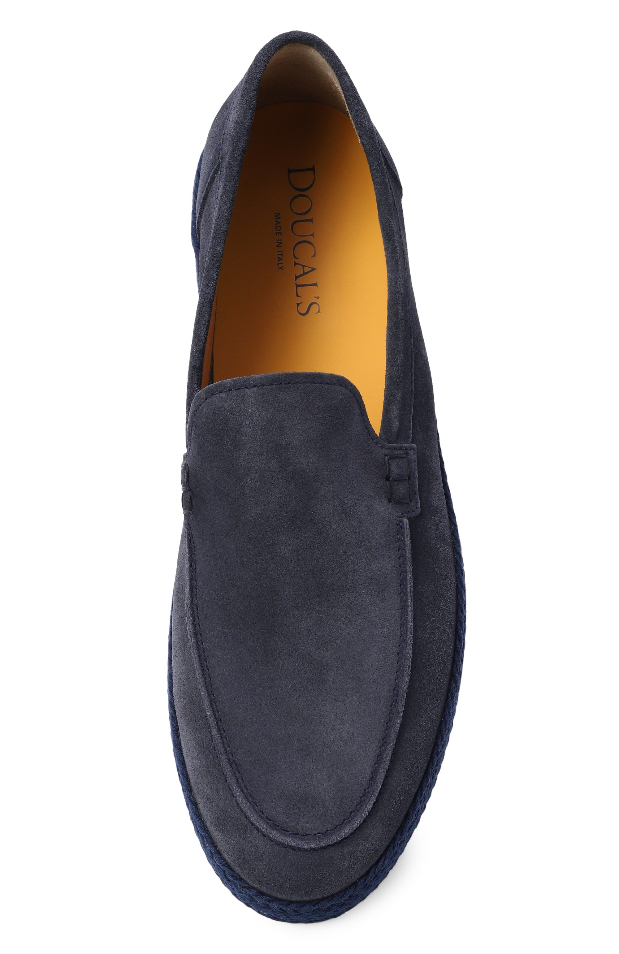 Замшевые эспадрильи DOUCAL'S темно-синего цвета по цене 53150 руб., арт. DU3428MALNUY009B, фото 6 Замшевые эспадрильи DOUCAL'S, арт. DU3428MALNUY009B, фото 6