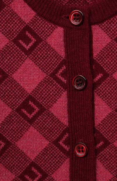 Шерстяной кардиган GUCCI, арт. 657380/XKBXM, фото 3