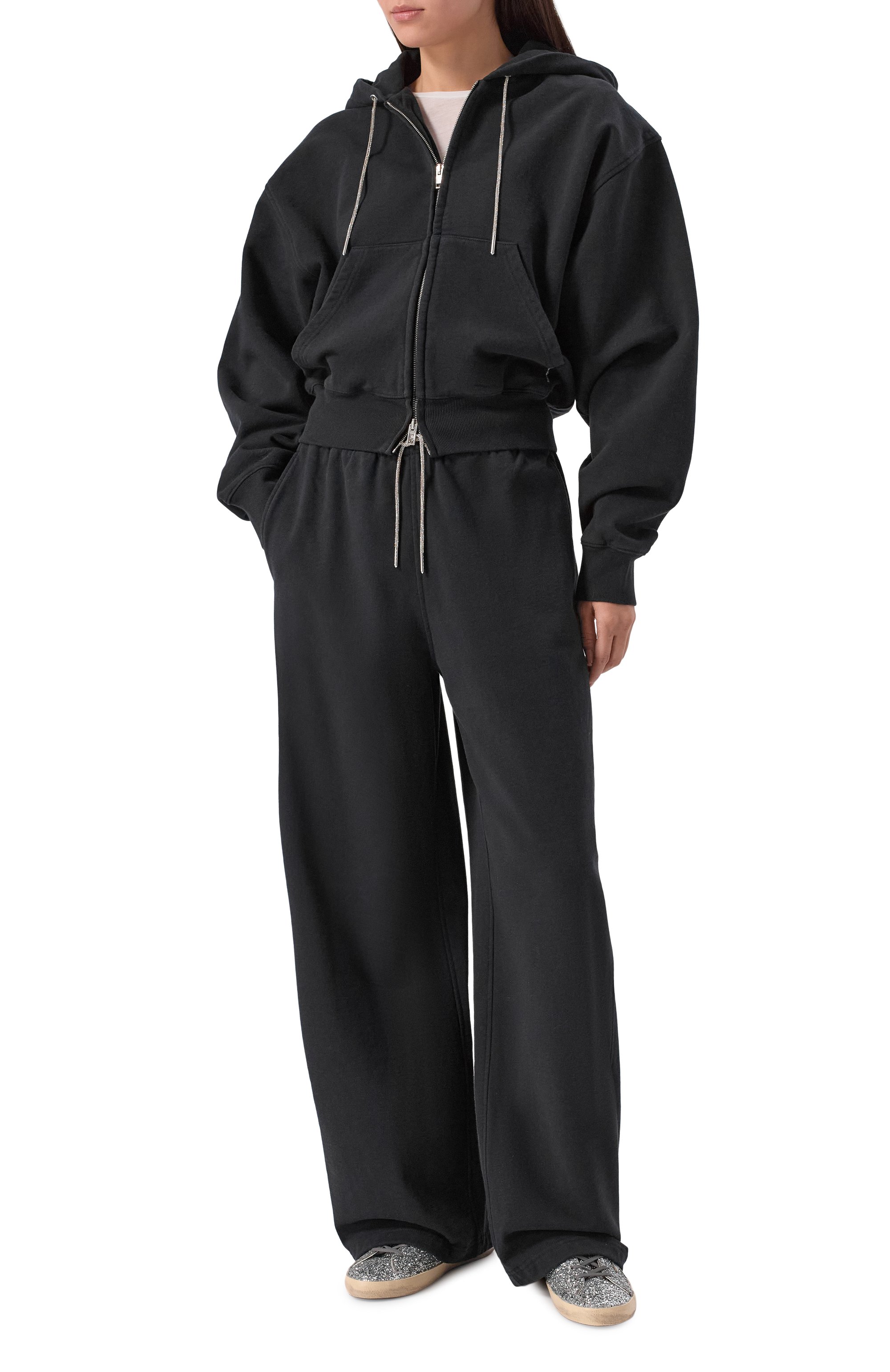 Хлопковая толстовка ALEXANDERWANG.T, арт. 4CC1252112, фото 2