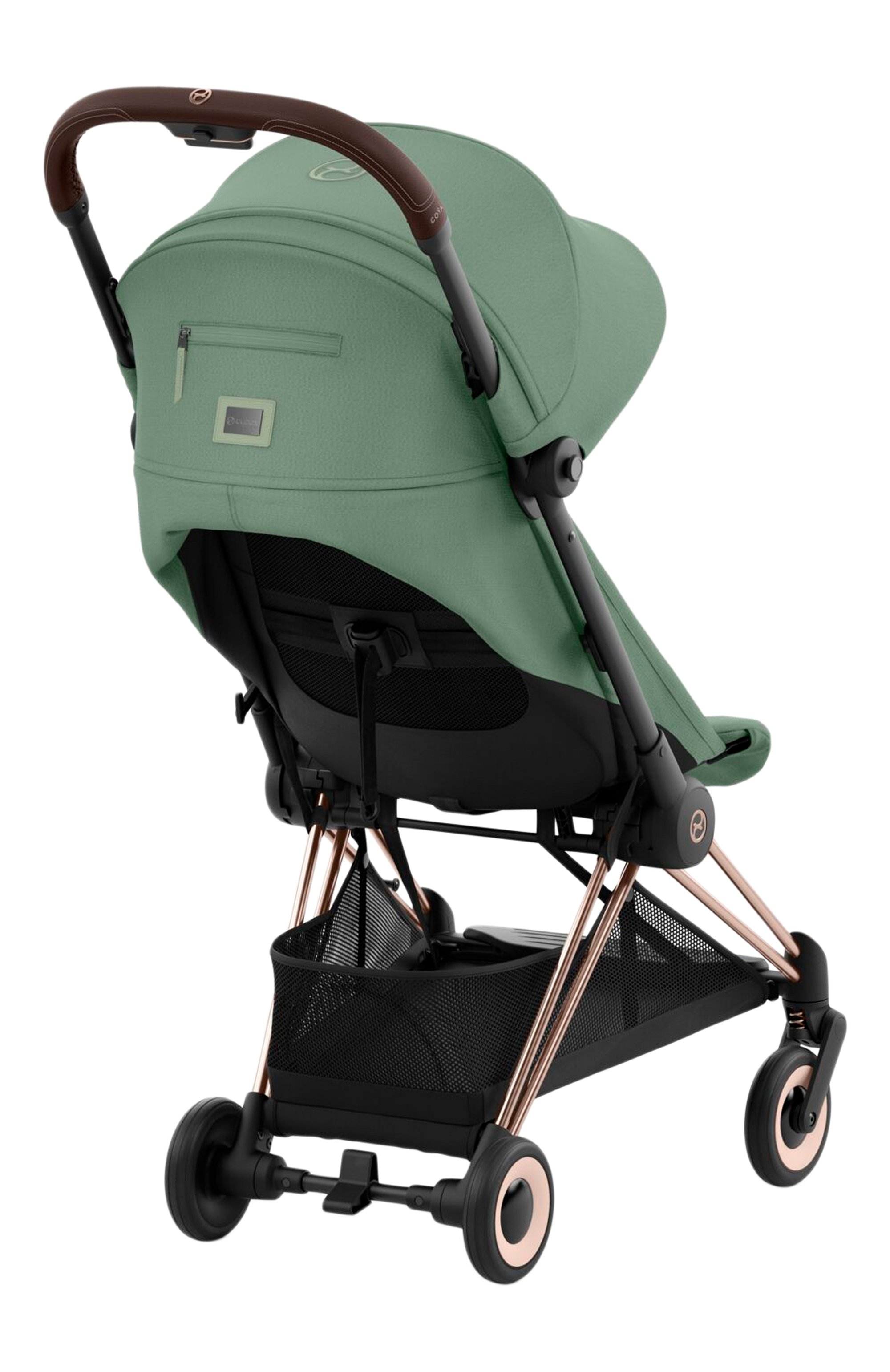 Коляска прогулочная coya rosegold CYBEX зеленого цвета по цене 67910 руб., арт. 522004285, фото 4 Коляска прогулочная coya rosegold CYBEX, арт. 522004285, фото 4