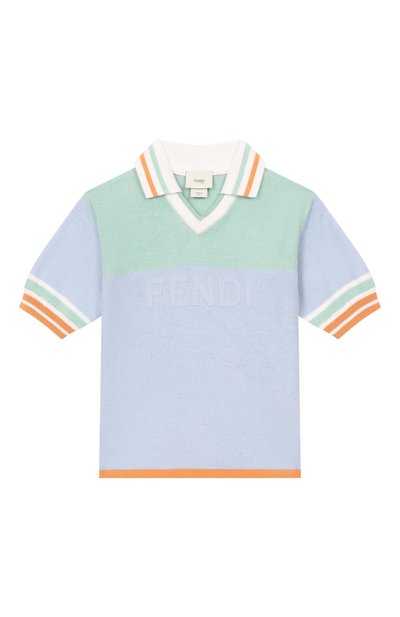 Хлопковое поло FENDI, арт. JMG153/AVWY