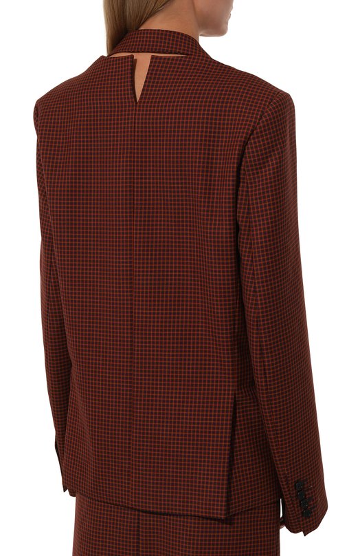 Шерстяной жакет Botter Бордовый, фото 4