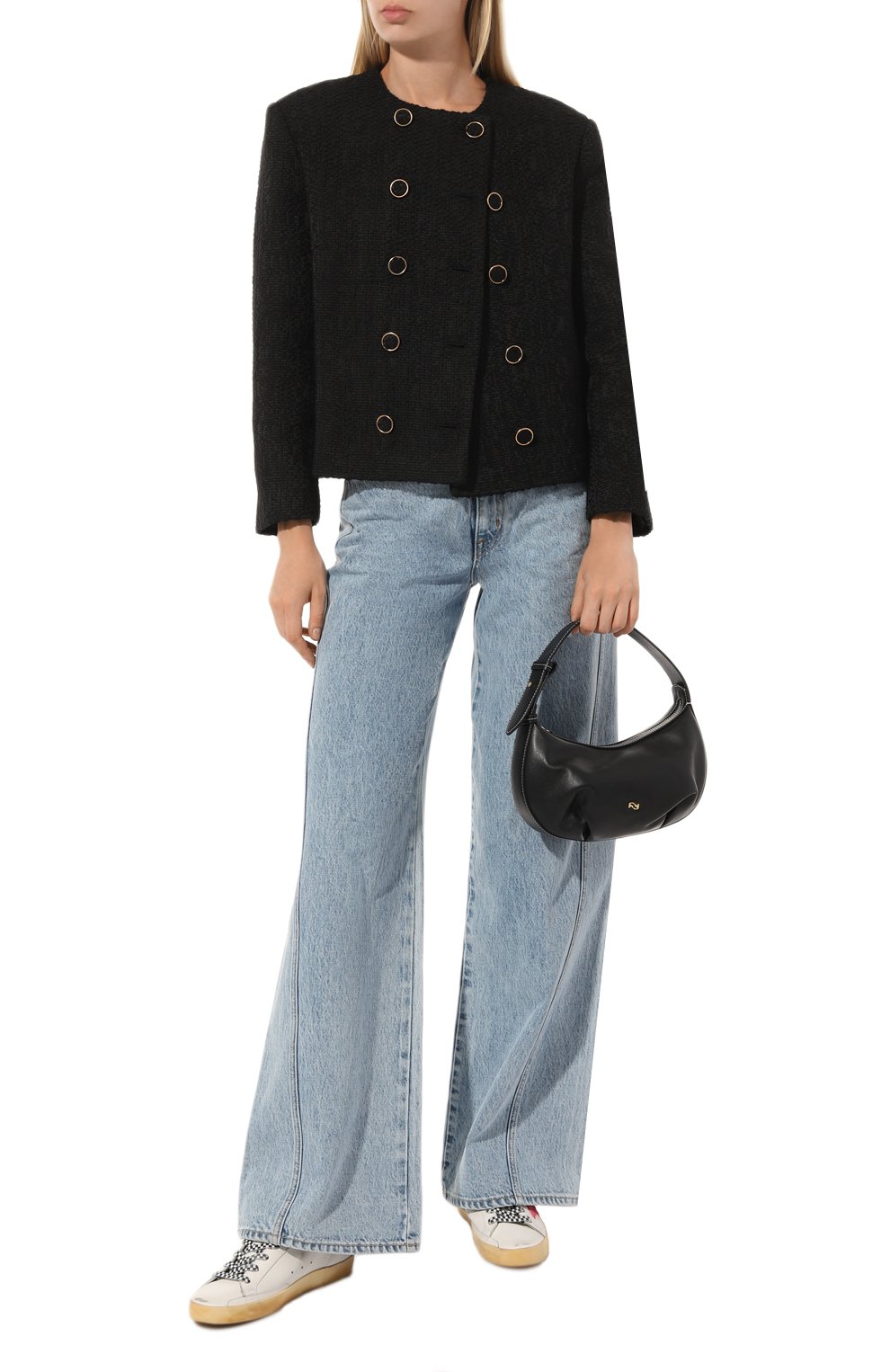 Кожаные кеды super-stars GOLDEN GOOSE DELUXE BRAND, арт. GWF00101.F003195, фото 2