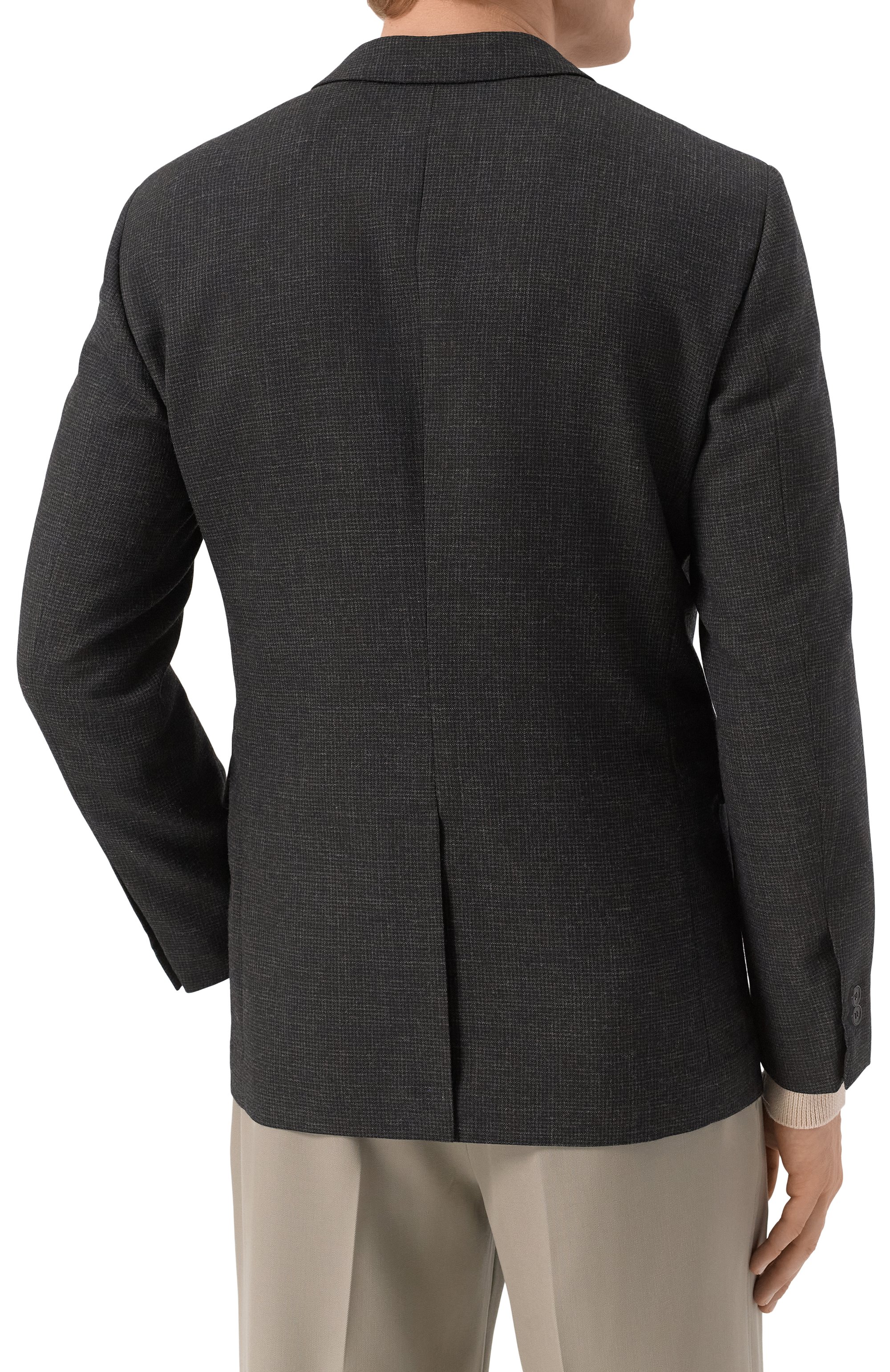 Шерстяной пиджак BURBERRY, арт. 8104945, фото 6