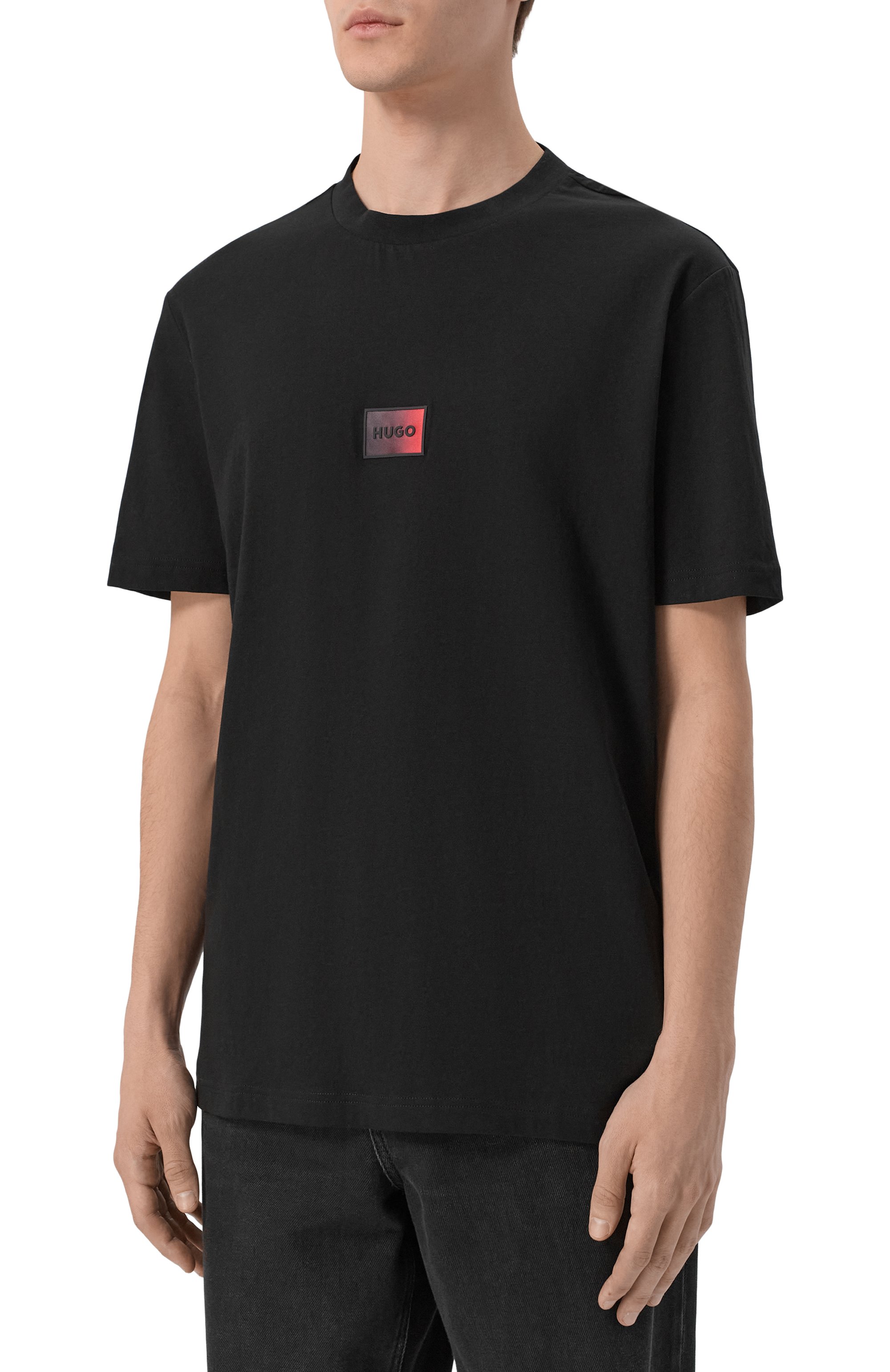 Хлопковая футболка HUGO, арт. 50553124, фото 3