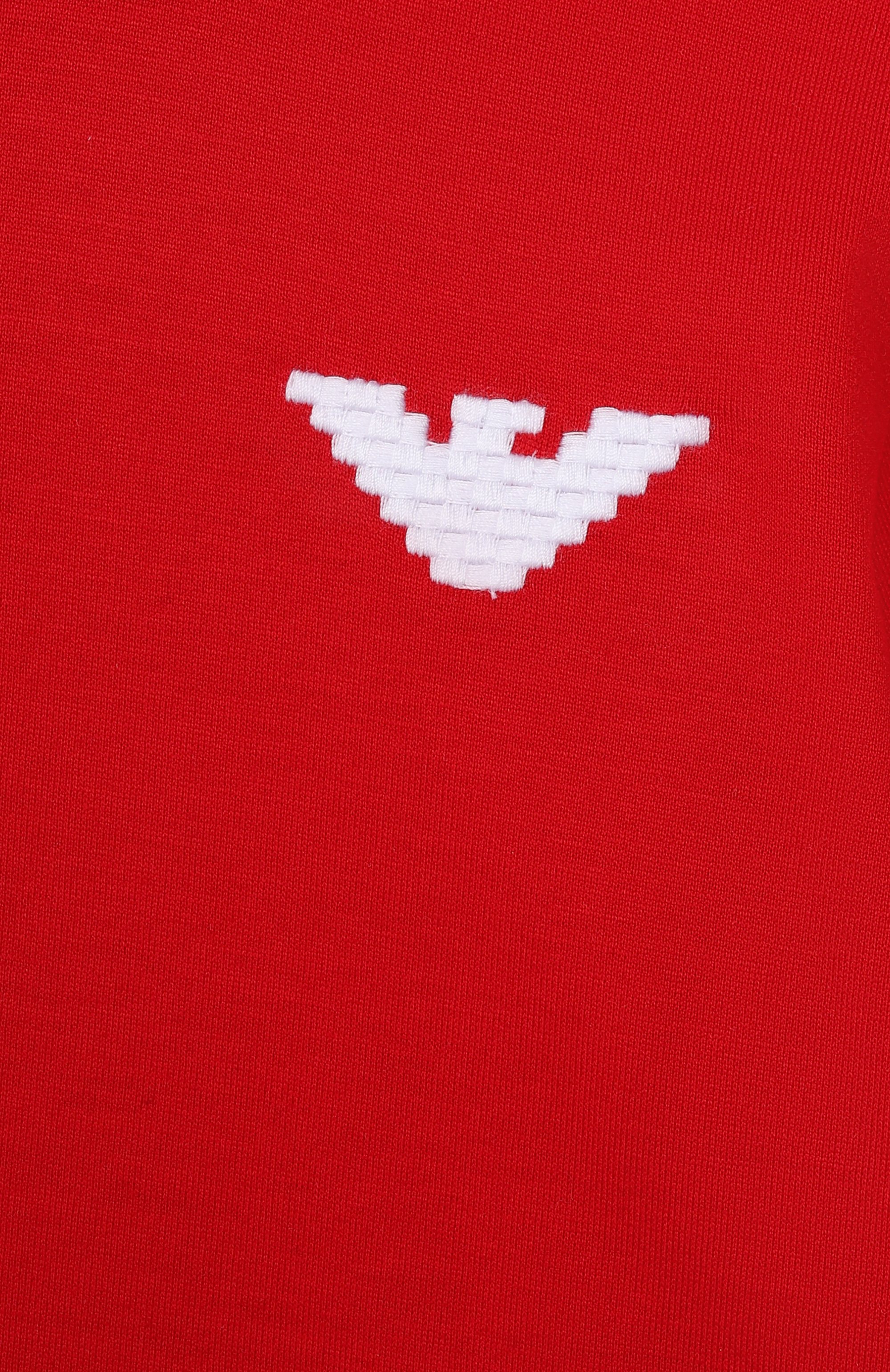 Поло из лиоцелла и хлопка EMPORIO ARMANI, арт. EB000910/AF10127, фото 3