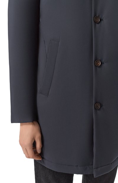 Плащ CORNELIANI темно-синего цвета по цене 189500 руб., арт. 2835E3/2A20126, фото 5 Плащ CORNELIANI, арт. 2835E3/2A20126, фото 5