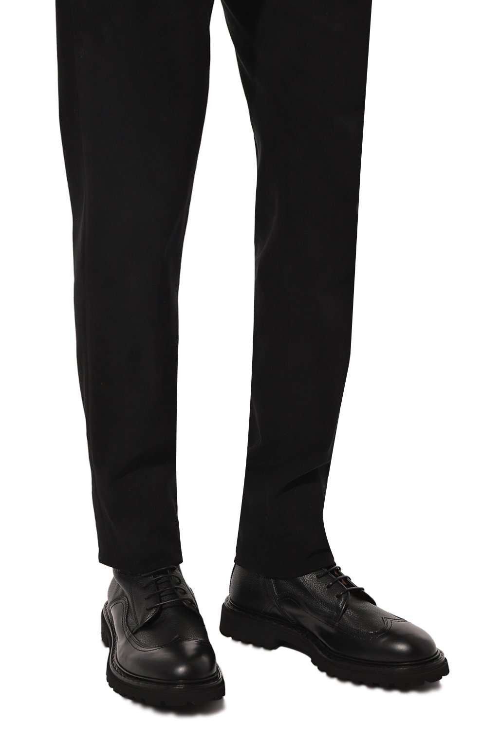 Кожаные ботинки CAMERLENGO, арт. 16692/NER0, фото 3