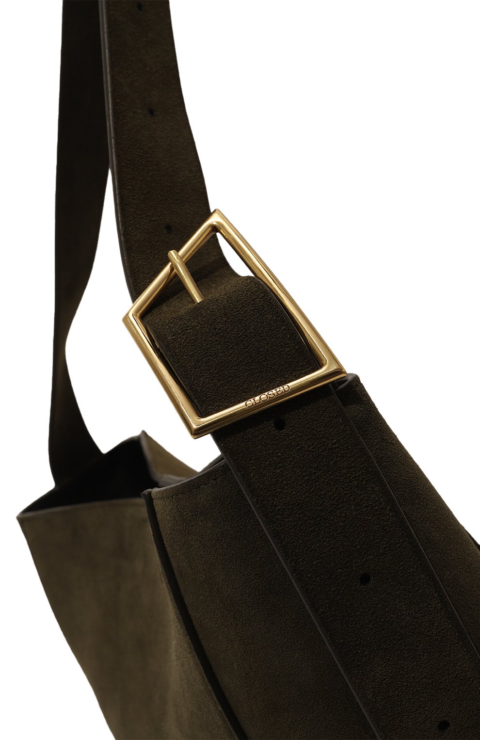 Сумка-шопер CLOSED хаки цвета по цене 63400 руб., арт. C90332-85J-22, фото 3 Сумка-шопер CLOSED, арт. C90332-85J-22, фото 3