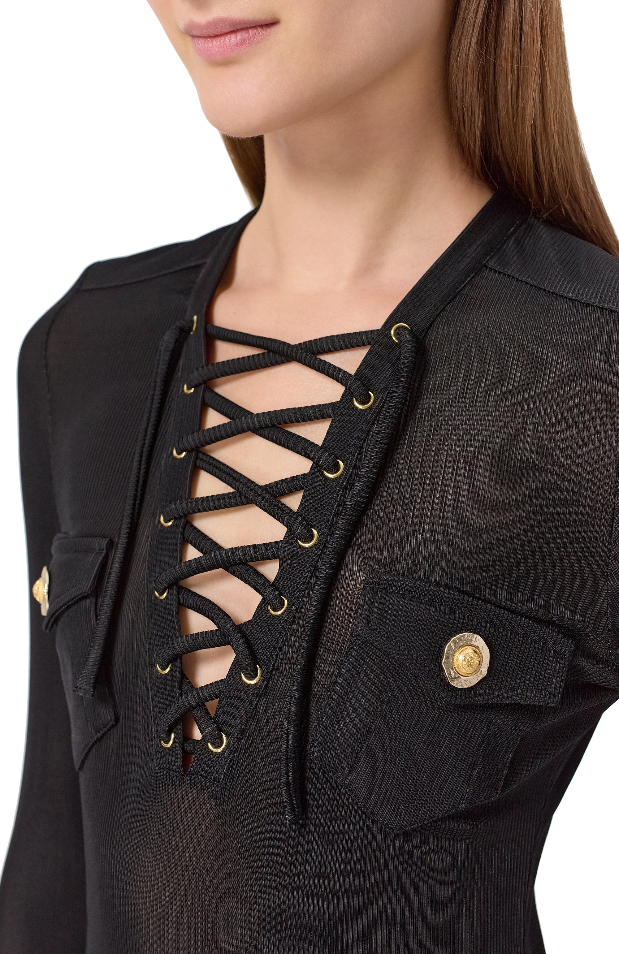 Пуловер из вискозы BALMAIN, арт. FF1GD019/JC55, фото 5