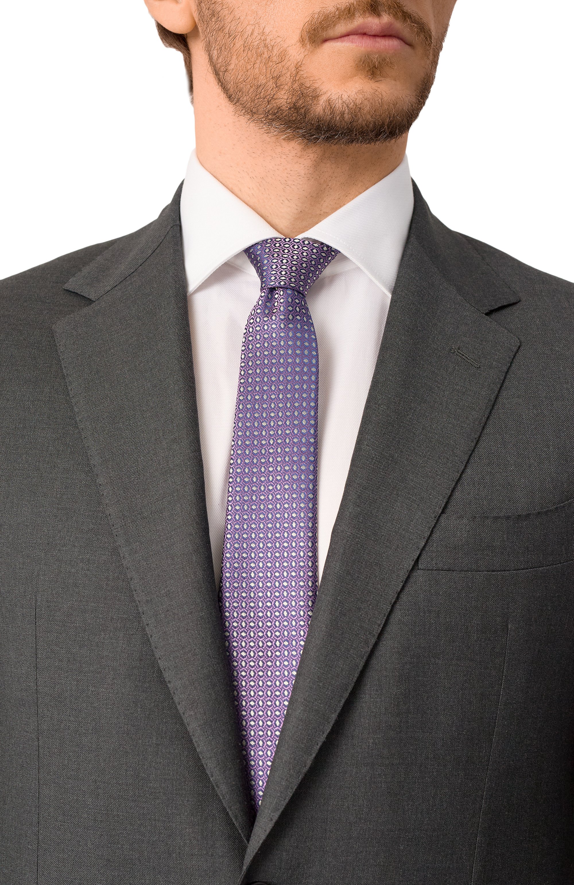 Шелковый галстук CANALI, арт. 18/HJ04239, фото 2